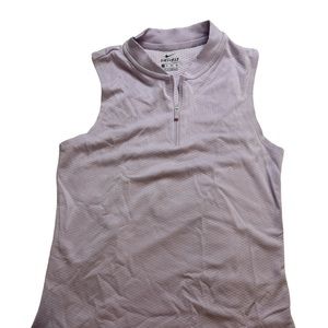 Nike sleeveless mock collar shirt
